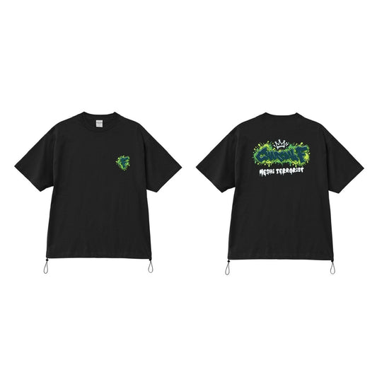 CHARCOAL F Tシャツ(裾ドローコード)