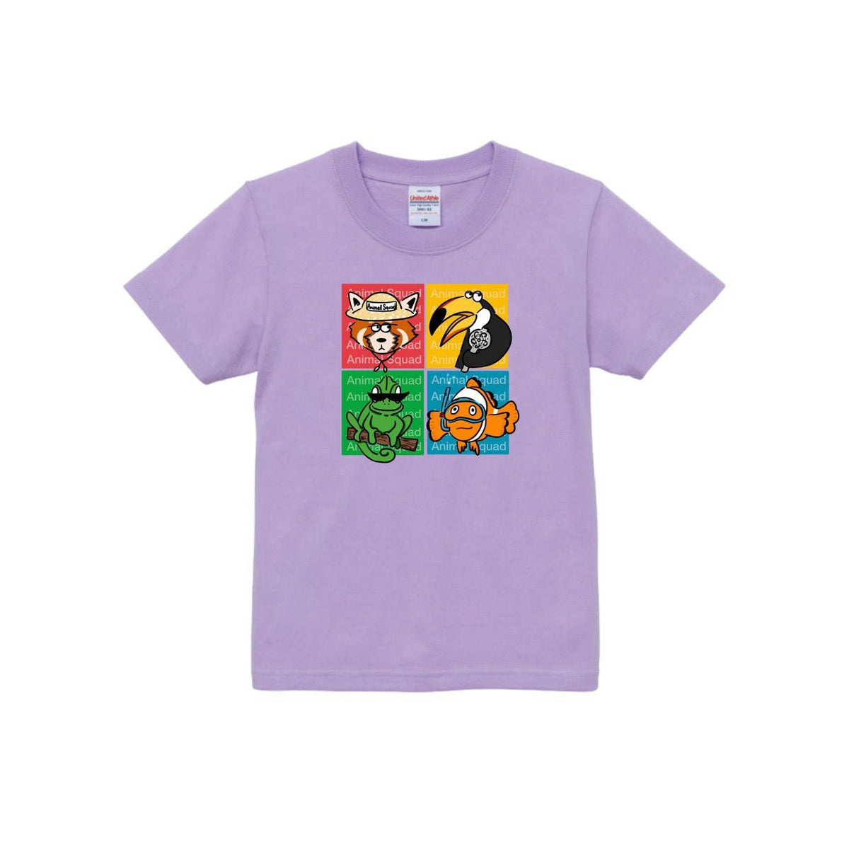 Animal Squad イラストkidsTシャツ