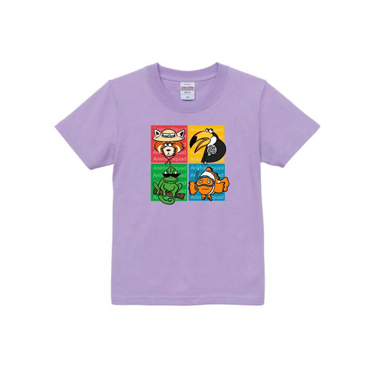 Animal Squad イラストkidsTシャツ
