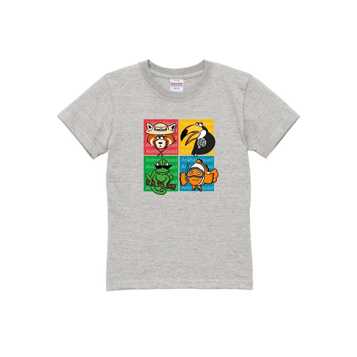 Animal Squad イラストkidsTシャツ