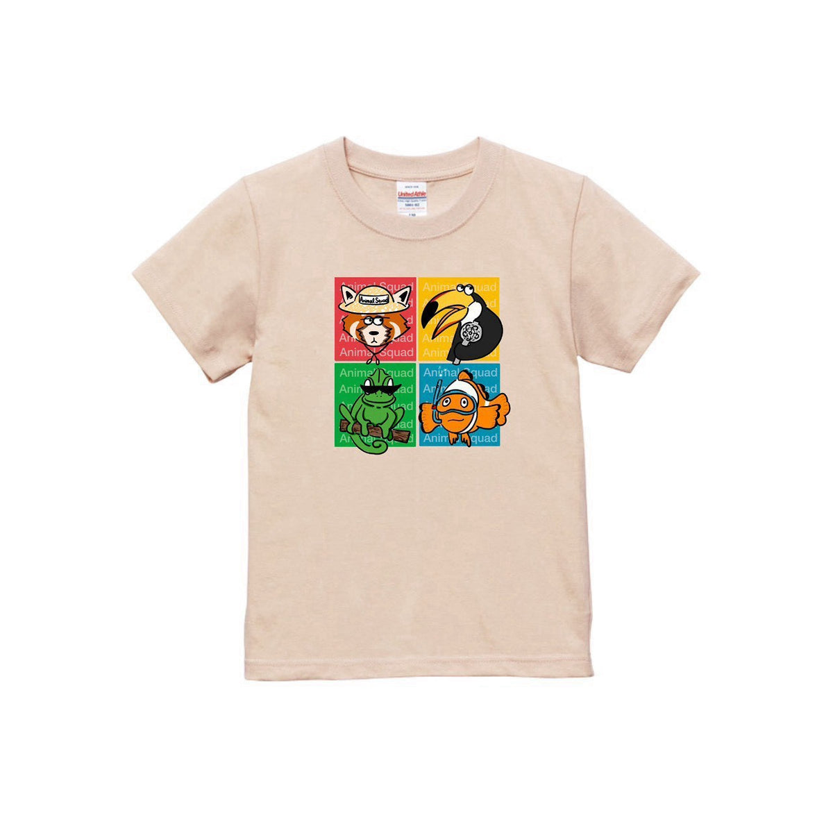 Animal Squad イラストkidsTシャツ