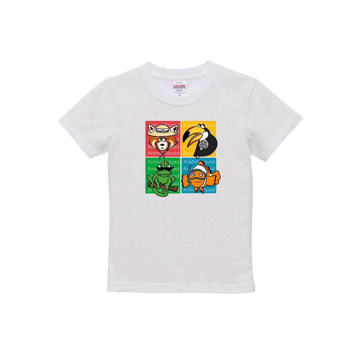 Animal Squad イラストkidsTシャツ